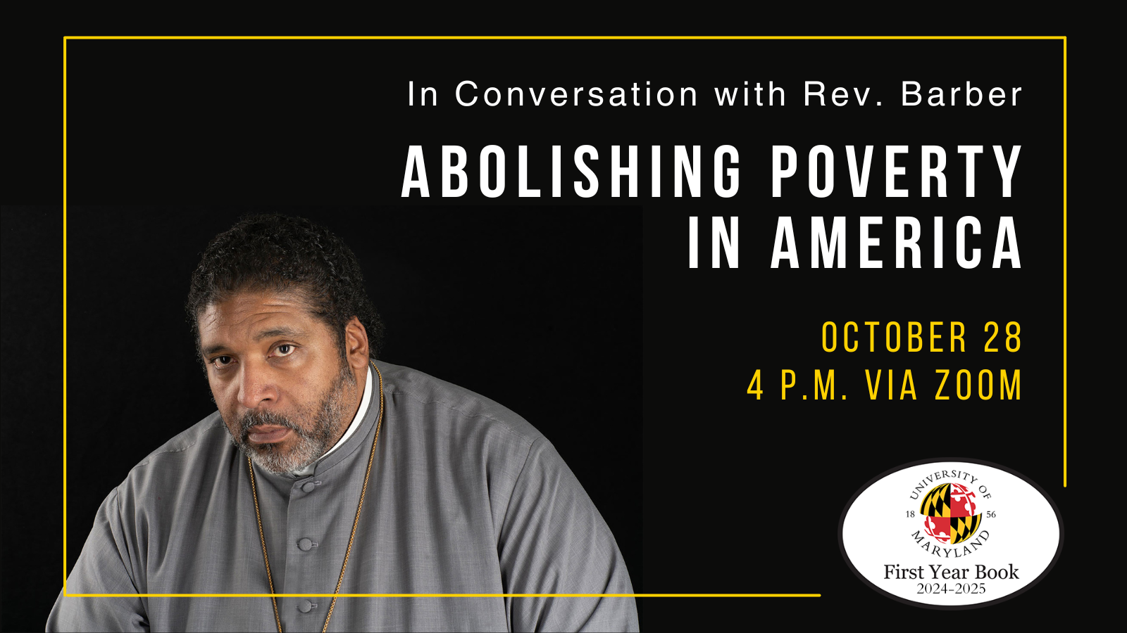 photo of Rev Barber and event details